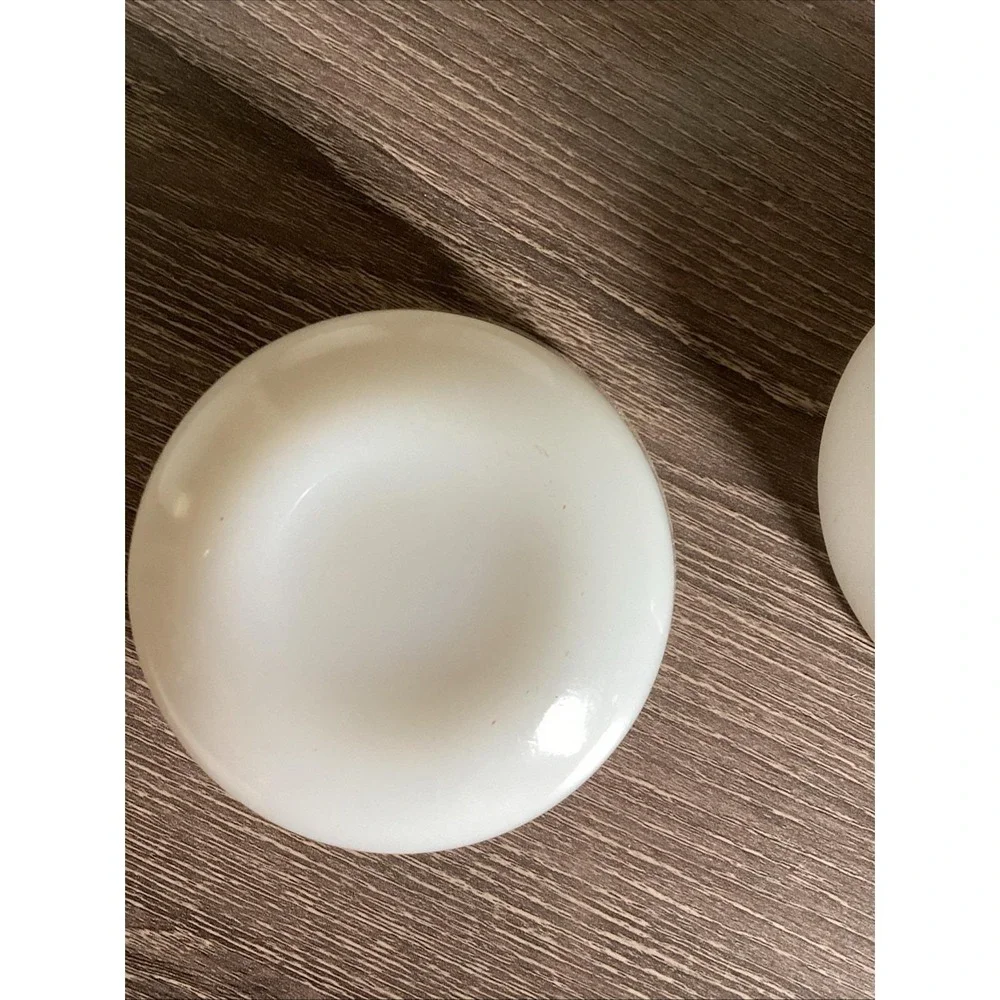 Vintage Custard Cups Ramekins Milk Glass Set of 5 White